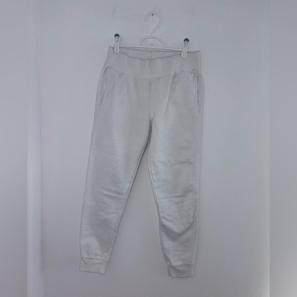 Champion Reverse Weave White Jogger Womens - Picture 4 of 9